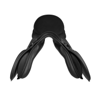 Silla mixta Waldhausen de cuero Comfort Negro