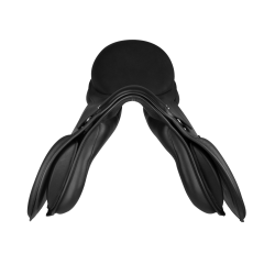 Silla mixta Waldhausen de cuero Comfort Negro