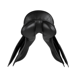 Silla mixta Waldhausen de cuero Comfort Negro