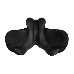 Silla mixta Waldhausen de cuero Comfort Negro