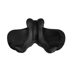 Silla mixta Waldhausen de cuero Comfort Negro