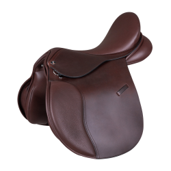 Silla mixta Waldhausen de cuero Comfort Castaño Marr&amp;amp;amp;oacute;n