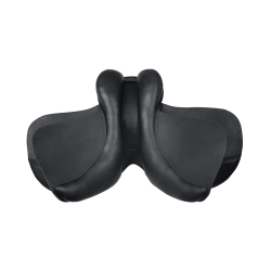 Silla mixta Waldhausen Premium de cuero Negro Silla mixta Waldhausen Premium de cuero Negro