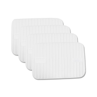 Subbandas de velcro Waldhausen por 4 Blanco