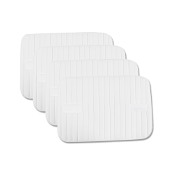 Subbandas de velcro Waldhausen por 4 Blanco