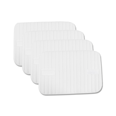 Subbandas de velcro Waldhausen por 4 Blanco