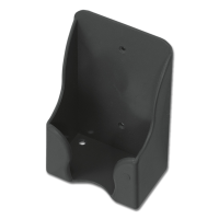 Soporte de plástico Waldhausen para piedra de sal cuadrada Negro