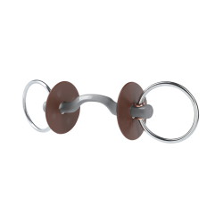 Muserola de filete Beris paso de lengua Konnex anillo final 7,5 cm