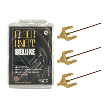 Accesorio de trenzado Hes-Tec Quick Knot Deluxe XL Castaño Marr&amp;oacute;n