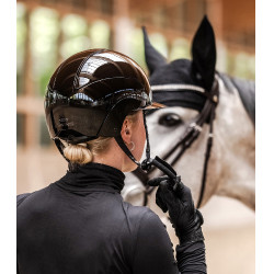 Casco Swing H24 Lady brillante Negro brillante