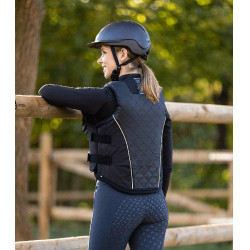 Chaleco de protección Swing P19 con cremallera para adulto Negro / Gris Chaleco de protección Swing P19 con cremallera para adulto Negro / Gris