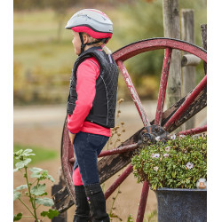 Chaleco de protección Swing P19 con cremallera para adulto Negro / Gris