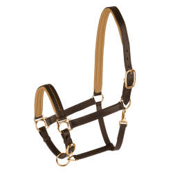 Cabezada de cuero Star Diamond