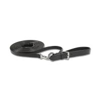 Riendas alemanas de cuero Star Negro