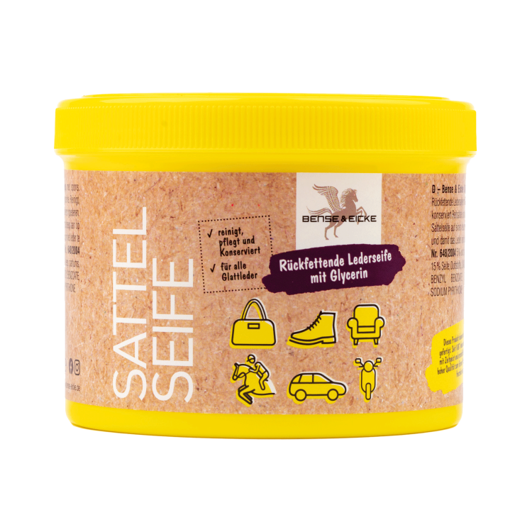 Jabón para cuero Bense & Eicke con esponja