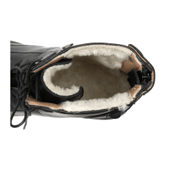 Botines con cordones ELT Belfort invierno Negro