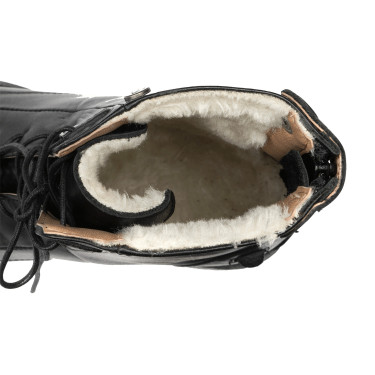 Botines con cordones ELT Belfort invierno Negro