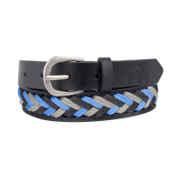 Cinturón trenzado ELT Karla Azul cielo / beige / asfalto