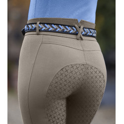 Cinturón trenzado ELT Karla Azul cielo / beige / asfalto