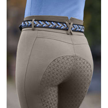 Cinturón trenzado ELT Karla Azul cielo / beige / asfalto