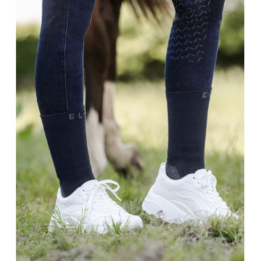Calcetines de equitación ELT Bamboo cortos Azul profundo Calcetines de equitación ELT Bamboo cortos Azul profundo