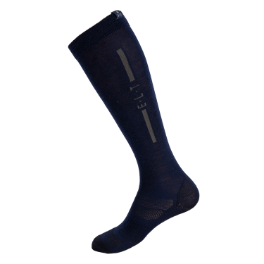 Calcetines de equitación unisex de merino ELT Azul profundo Calcetines de equitación unisex de merino ELT Azul profundo