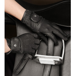 Guantes de equitación ELT Estelle Negro