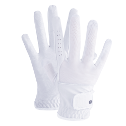 Guantes de equitación ELT Estelle Blanco