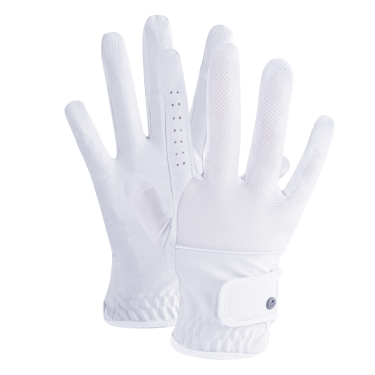 Guantes de equitación ELT Estelle Blanco