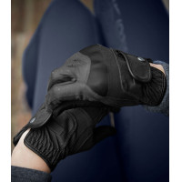 Guantes de equitación ELT Magnetize Negro