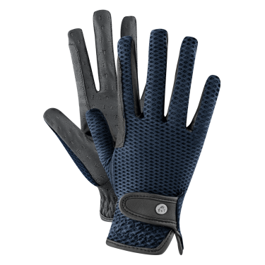 Guantes de equitación ELT Nantes Azul profundo