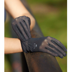 Guantes de equitación ELT Sunny Negro Guantes de equitación ELT Sunny Negro
