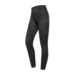 Leggings de equitación ELT Ella con grip en las rodillas Negro