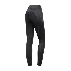 Leggings de equitación ELT Ella con grip en las rodillas Negro