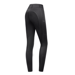 Leggings de equitación ELT Ella con grip en las rodillas Negro