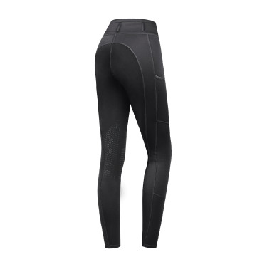 Leggings de equitación ELT Ella con grip en las rodillas Negro