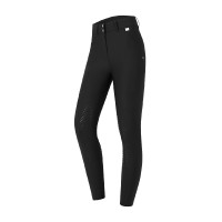 Pantalón de equitación ELT Performance Odelette silicona Negro