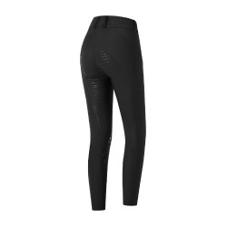 Pantalón de equitación ELT Performance Odelette silicona Negro