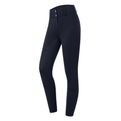 Pantalón de equitación ELT talle alto Essential silicona Azul profundo Pantalón de equitación ELT talle alto Essential silicona Azul profundo