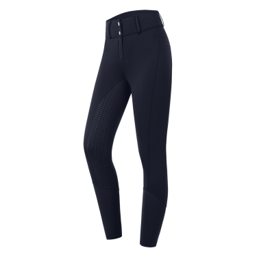 Pantalón de equitación ELT talle alto Essential silicona Azul profundo Pantalón de equitación ELT talle alto Essential silicona Azul profundo