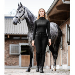 Pantalón de equitación ELT talle alto Oktavia Curved Negro Pantalón de equitación ELT talle alto Oktavia Curved Negro