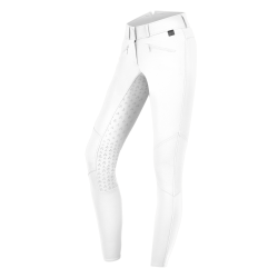 Pantalón de equitación ELT talle alto silicona Hella Blanco Pantalón de equitación ELT talle alto silicona Hella Blanco