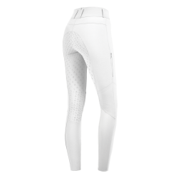 Pantalón de equitación ELT talle alto silicona Hella Blanco Pantalón de equitación ELT talle alto silicona Hella Blanco