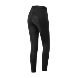 Pantalón de equitación térmico ELT Essential con silicona para niño Negro