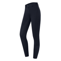 Pantalón de equitación térmico ELT Essential con silicona para niño Azul profundo