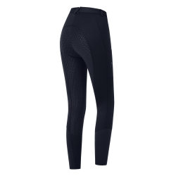 Pantalón de equitación térmico ELT Essential con silicona para niño Azul profundo