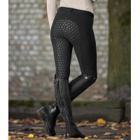 Pantalón de equitación térmico ELT Fun Sport con silicona Negro