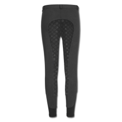 Pantalón de equitación térmico ELT Fun Sport con silicona para niño Negro