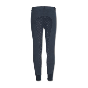 Pantalón de equitación térmico ELT Fun Sport con silicona para niño Azul nocturno