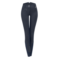 Pantalón de equitación térmico ELT de talle alto Fun Sport con silicona Azul nocturno Pantalón de equitación térmico ELT de talle alto Fun Sport con silicona Azul nocturno